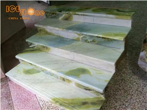 China Ice Green,Dreaming Green ,Chinese Natural Marble Slabs,Interior Wall and Floor Applications,Countertops,Wall Capping,Stairs,Window Sills