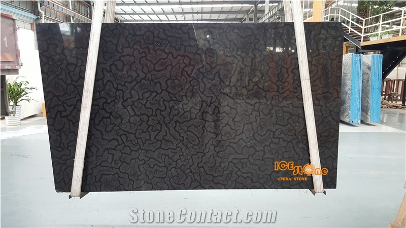 China Oracle Marble Slabs & Tiles, Chinese Local Black Marble Slab, Low Price Tile,Wall Floor Covering
