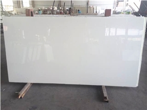 China Pure White Stone, Nano Glass, Crystalline for Countertop, Wall Covering, Basin, Marble Tiles & Slab