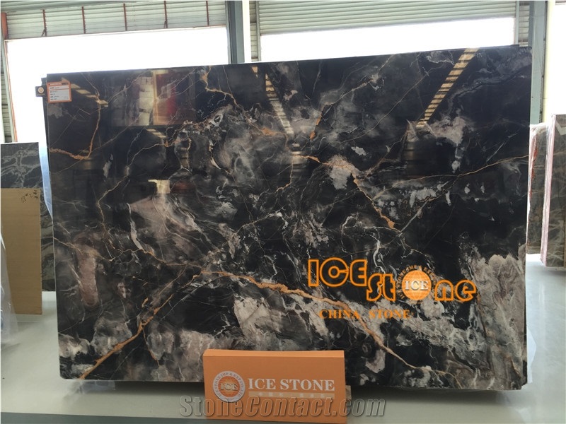 China Venice Gold Black Marble, Slab & Tiles,Cover, Hotel Floor, Countertop, Direct Factory, Polished Surface