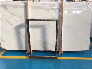 Chinese Calacatta White Easten White Marble China Premium White Marble Slabs for Floor Covering Countertop
