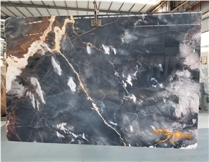 Chinese Venice Golden Marble Slab and Tiles/Stone/Interior Decoration Slabs/Floor Covering Tiles