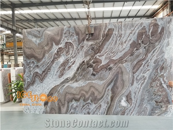 Cordillera Multicolor Marble Slabs and Tiles/Chinese Floor Covering Tiles/Brown Marble Versailles Patternsuitable for Bookmatch Wall Decoration