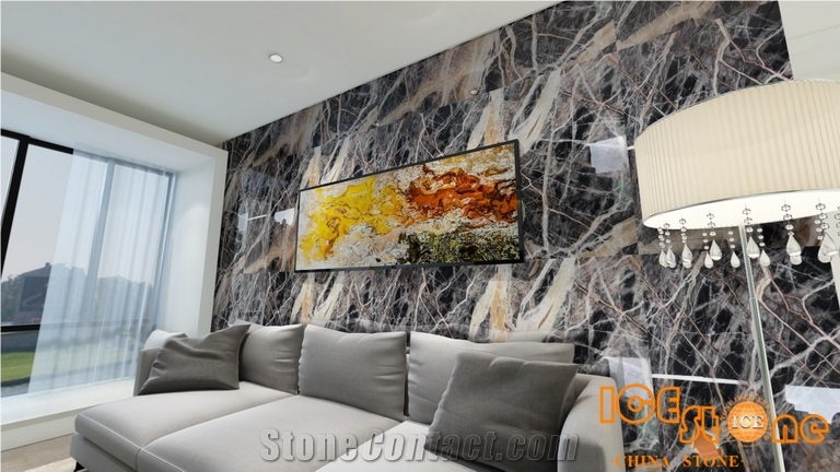 New Stone Black Jungle Marble Slabs/China Multicolor Slabs/Wall Covering Building Tiles/Floor Covering Natural Building Stone/Emperador Pattern Panels