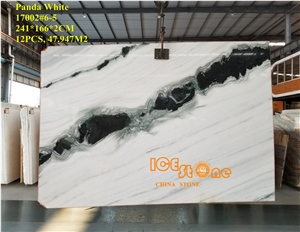 Panda White/White and Black Marble/Chinese Marble Slabs and Tiles/New Polished Marble /Modern Indoor Designs /Marble Wall Covering Tiles