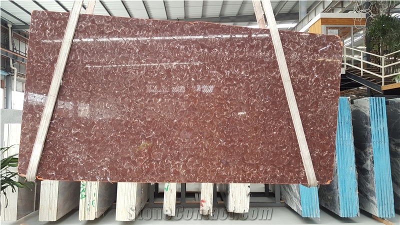 Red Marble, Rosso Amber, Chinese Red Marble Slab & Tile