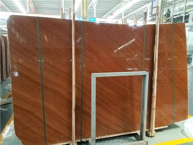 Wooden Marble, Red Wood Grain Marble, Wooden Vein Red Marble Polished Slabs,China Quarry Owner Wood Grain Marble Slab for Wall Floor Covering