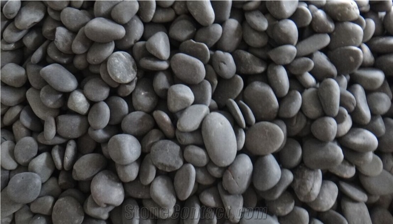 Natural Black River Pebbles Pebble Stone