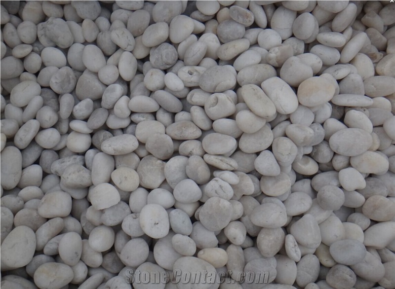 Natural White River Pebble Stone Pebbles
