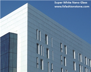 White Artificial Marble Tile, Nano Crystallized Glass Panel Exterior Wall Cladding Panel