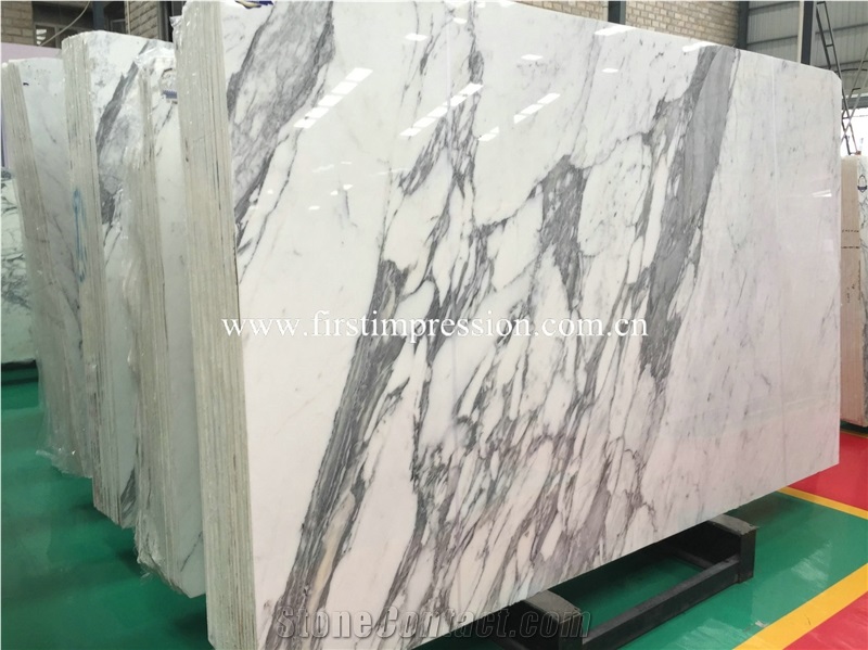 New Polished Statuario Venato/ Statuario Extra Statuario White Marble for Countertops/ Wall Tiles & Flooring Tiles/ Bathroom Tiles