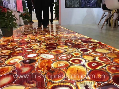 Red Agate Flooring Tiles & Wall Tiles /Red Agate Slab & Tiles /Red Semi Precious Stone Panels/ Red Agate Gemstone Slabs/Red Agate Semi Precious Tiles