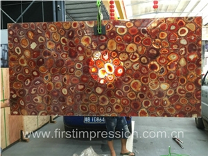 Red Agate Flooring Tiles & Wall Tiles /Red Agate Slab & Tiles /Red Semi Precious Stone Panels/ Red Agate Gemstone Slabs/Red Agate Semi Precious Tiles