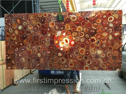 Red Agate Wall Tiles /Red Agate Slab & Tiles /Red Semi Precious Stone Panels/ Red Agate Gemstone Slabs/Red Agate Semi Precious Flooring Tiles