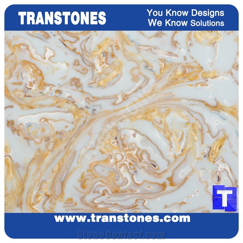 Artificial Onyx Stones Alabaster Resin Panel Colored Transparency Sheets for Wall Stone Panel Reception Desk