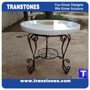 Solid Surface Artificial Onyx Table Sets,Coffee Table Top