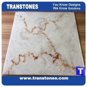 Translucent Backlit Sheet Wall Stone Cladding Shower Wall Panels Office Reception Countertops