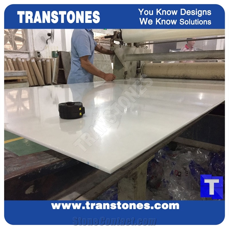 Translucent Resin Alabaster Panel for Table Top