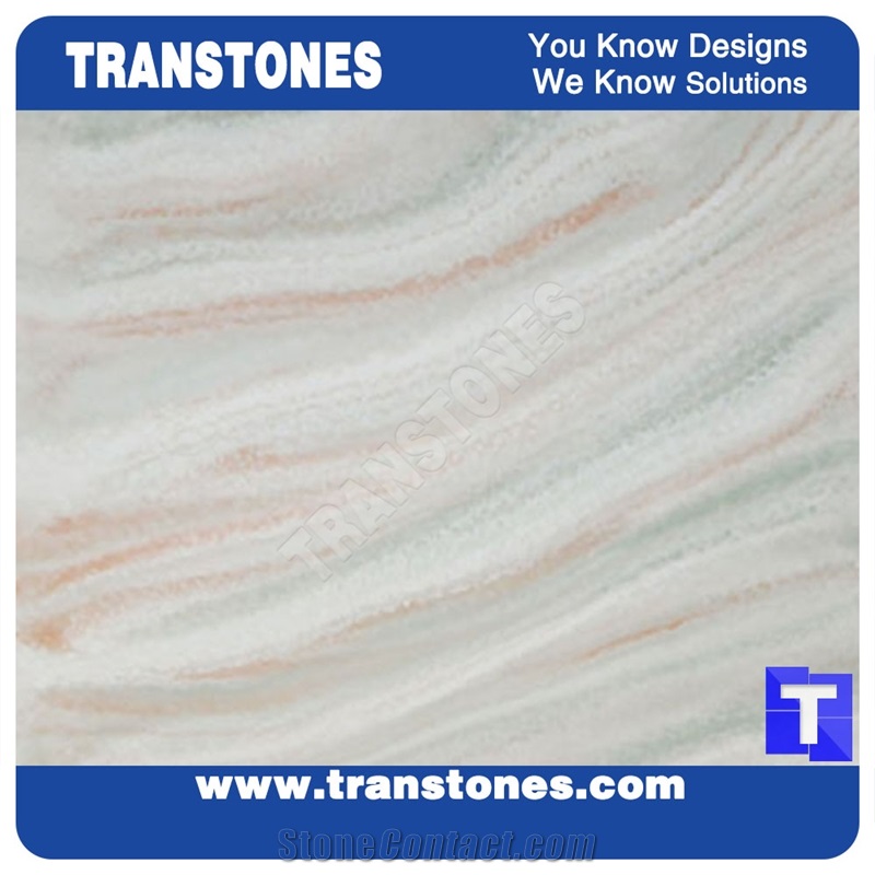 Translucent Wooden Vein Onyx Stone Spray Crystallized Marble for Bar Top Wall Panel