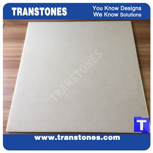 White Alabaster Sheet Artificial Interior Wall Stone Decoration Translucent Dinning Table