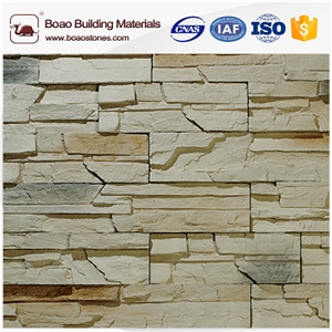 Concrete Artificial Culture Stone Stacked Stone Veneer Panel Wall Covering