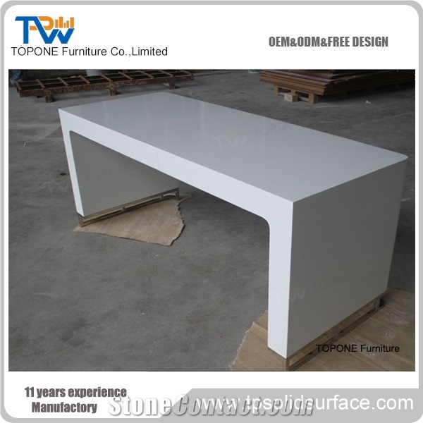 China Factory Cheap Price Wood Blue Color Office Table Tops, Interior Office Furniture Blue Office Desk Tops Design Oem Service Offiered