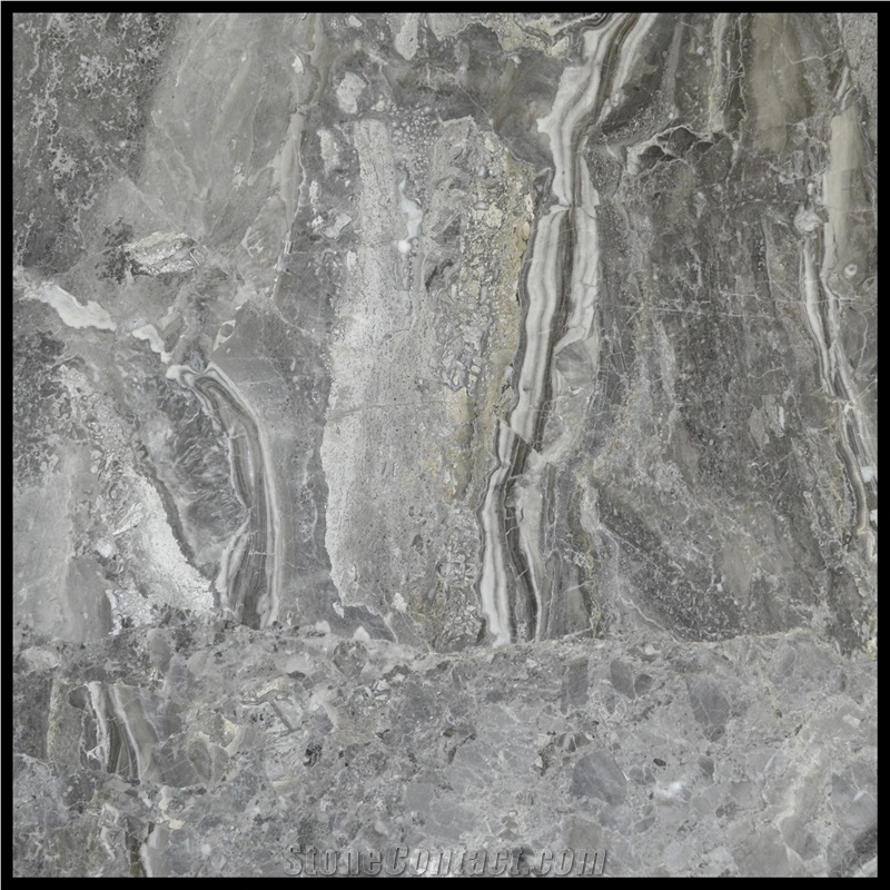 Silver Marble Slabs & Tiles, Turkey Grey Marble