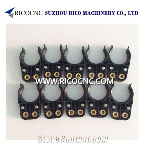 Black Bt30 Toolholder Clips, Plastic Tool Changer Grippers, Bt30 Tool Forks for Cnc Machines