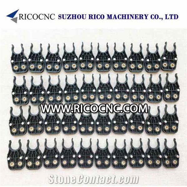 Black Hsk25e Tool Cradles, Cnc Machine Toolholder Forks, Atc Tool Grippers, Hsk25e Tool Clips for Cnc Router