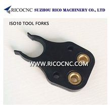 Black Iso10 Tool Holder Forks, Cnc Router Tool Forks, Iso10 Tool Changer Grippers, Cnc Machine Tool Clips for Iso10 Tool Holders