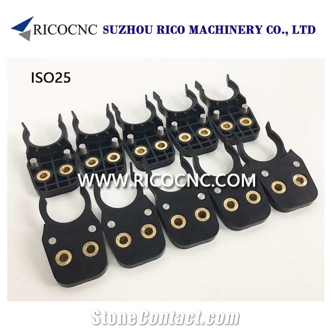 Black Iso25 Tool Grippers Cnc Tool Holder Clamps for Auto Tool Changer Machines