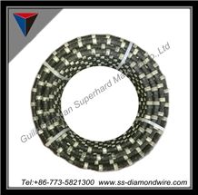 10.5mm/11mm/11.5mm/12mm Diamond Wire Saw for Sunken Ship Steel Pipe Cutting Stainless Steel Finishing Tools