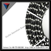 10.5mm/11mm Rubberized Diamond Saw Wire for Marble Cutting and Quarrying