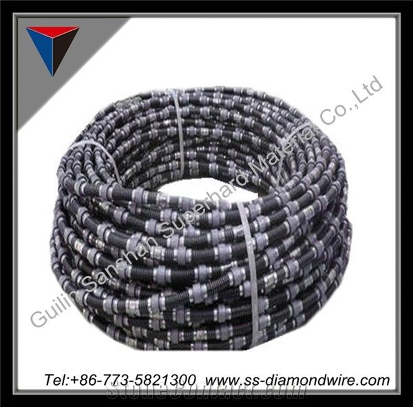 10.5mm Diamond Spring Wire Saw for Marble Stone Cutting Saw Suppliers Diamond Wire Tools for Marble Quarries