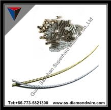 6.3/7.3/8.3/8.8/9mm Plastic Diamond Beads Granite Profile Bits Multi Wire and Mono Wire Beads Cutting and Squaring Different Kinds Of Granite Slabs
