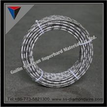 6.3mm/7.3mm/8.3mm Diamond Plastic Multi-Wire for Granite Quarries Cutting 8.8mm/9mm/10.5mm/11mm Plastic Mono-Wire for Granite Cutting