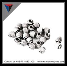 Diamond Beads Quarry Tools All Kinds Of Stone Blocks Granite and Marble Cutting with Rubberized Wire Saw