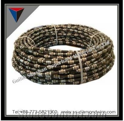 Diamond Spring Rope for Cutting Marble Quarries Diamond Stone Cutting Saws