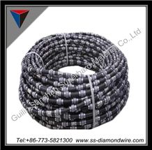Sanshan 10.5mm/11mm/11.5mm Diamond Spring Wire Saw for Marble Quarries