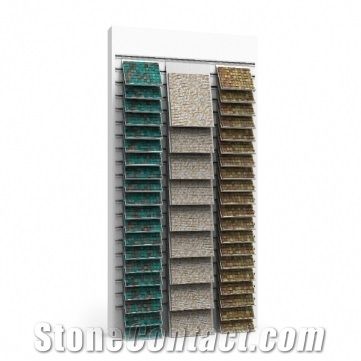 Flooring Metal Displays for Marble Granite Quartz Slab Tile Stone Hardwood Laminate Stand Racks for Ceramic
