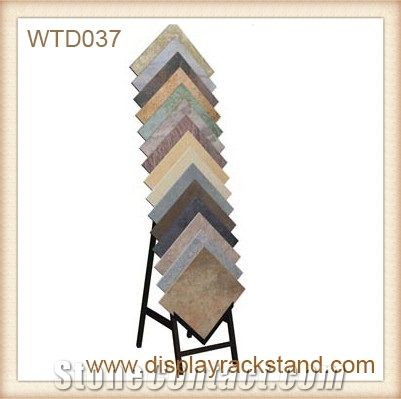 Flooring Metal Displays for Marble Granite Quartz Slab Tile Stone Hardwood Laminate Stand Racks for Ceramic