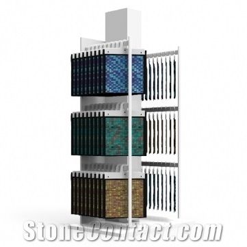 Metal Displays for Marble Ceramic Tile Granite Flooring Display Stand for Mosaic Quartz