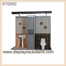 Metal Displays Rotating Stands for Marble Ceramic Tile Granite Flooring Display Stand for Mosaic Quartz