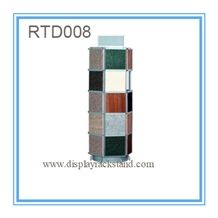 Metal Displays Stand Racks for Marble Granite Quartz Slab Tile Stone Hardwood Rotating Stand Racks for Ceramic Mosaic