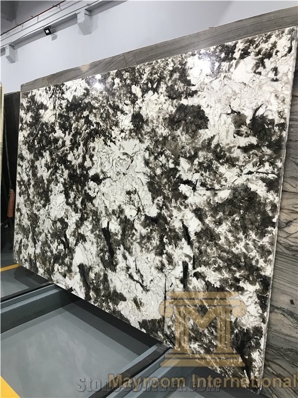 Alpine White Granite, Brazil, Slabs ,Blocks, Polished
