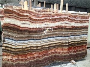 Fantastico Onyx, Red Onyx, Carpet Onyx, Slabs or Tiles for Background Wall, or Flooring Coverage or Other Interior Decoration