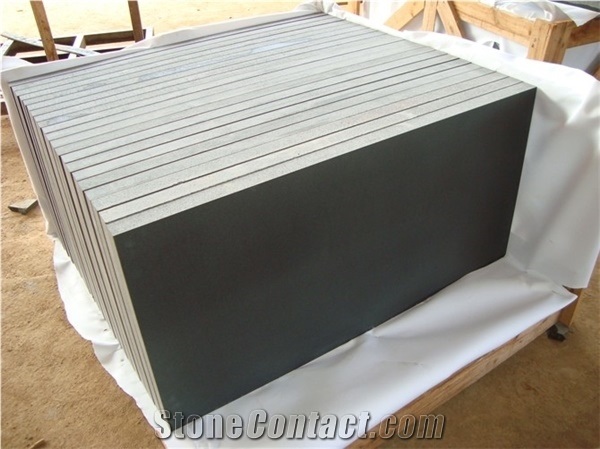 Hainan Black Basalt, Walling & Flooring Cladding Honed Slabs & Tiles, Countertops