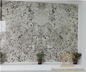 Popular White Orion，Blanco Orion，White Orion Supreme/White Slabs/Brazil/Countertop, Background Wall