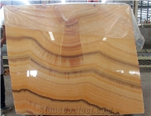 Rainbow Onyx, Yellow Onyx, Slabs or Tiles, Suitable for Wall, Background Wall, Etc. Nice Quality, Good Price.
