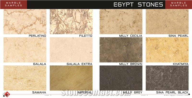 Egyptian Marble Slabs, Tiles